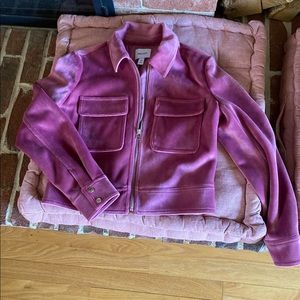 Nine West Pink Velvet Jacket